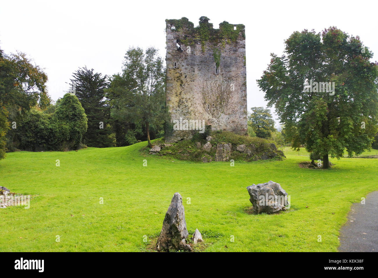 Castello di Dunkerron, Kenmare, Contea di Kerry, Irlanda - John Gollop Foto Stock