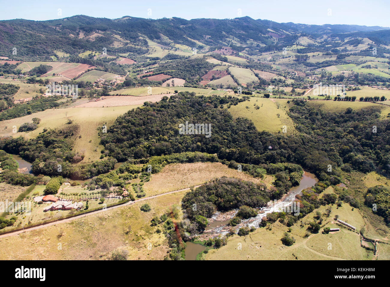 vista aerea Foto Stock