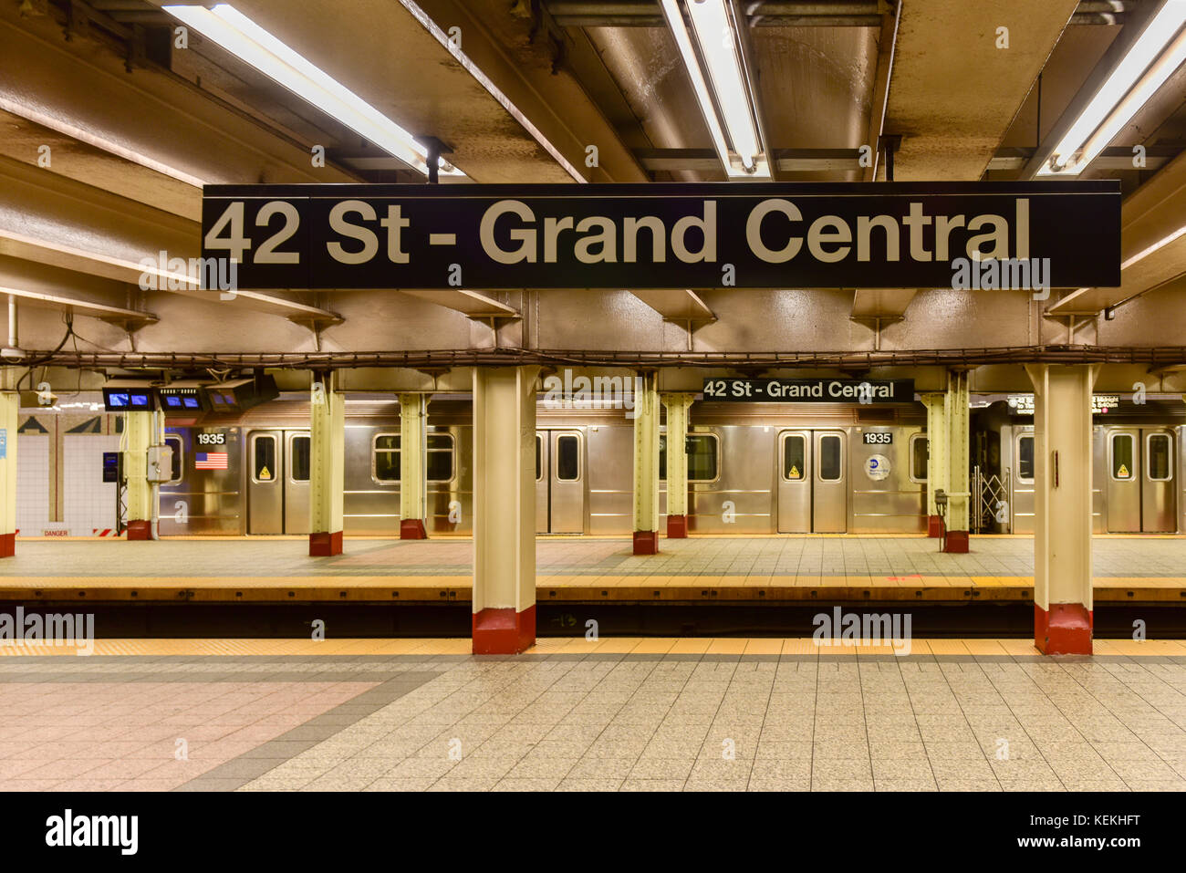 New York City - ottobre 14, 2017: 42 st - grand central la stazione della metropolitana di New York City. Foto Stock
