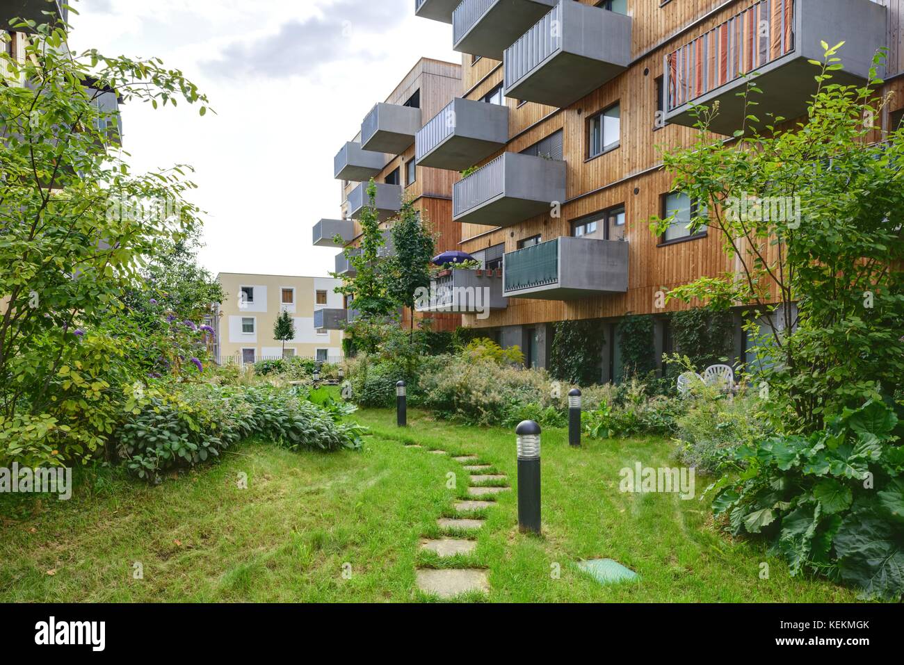 Wien, Stadtentwicklungsbeiet Aspern Seestadt, Maria-Tusch-Straße 22, Bauplatz D12 - Vienna, città Area di sviluppo di Aspern Seestadt Foto Stock