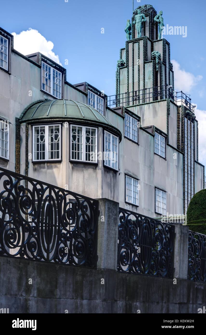 Brüssel, Avenue de Tervueren, Palais Stoclet - Bruxelles, Avenue de Tervueren, Palais Stoclet (Bruxelles, Brussel) Foto Stock