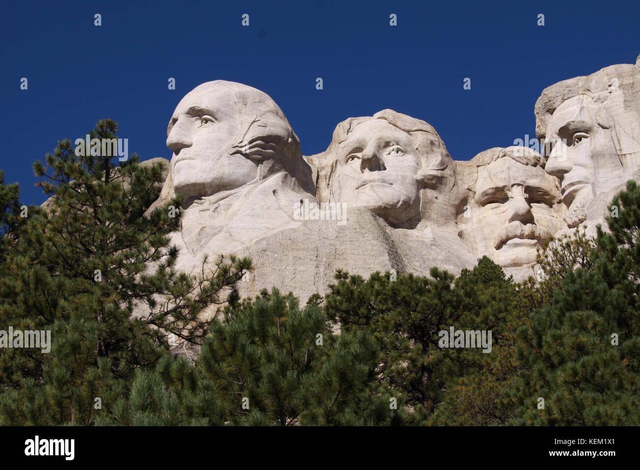 Il monte Rushmore national memorial Foto Stock