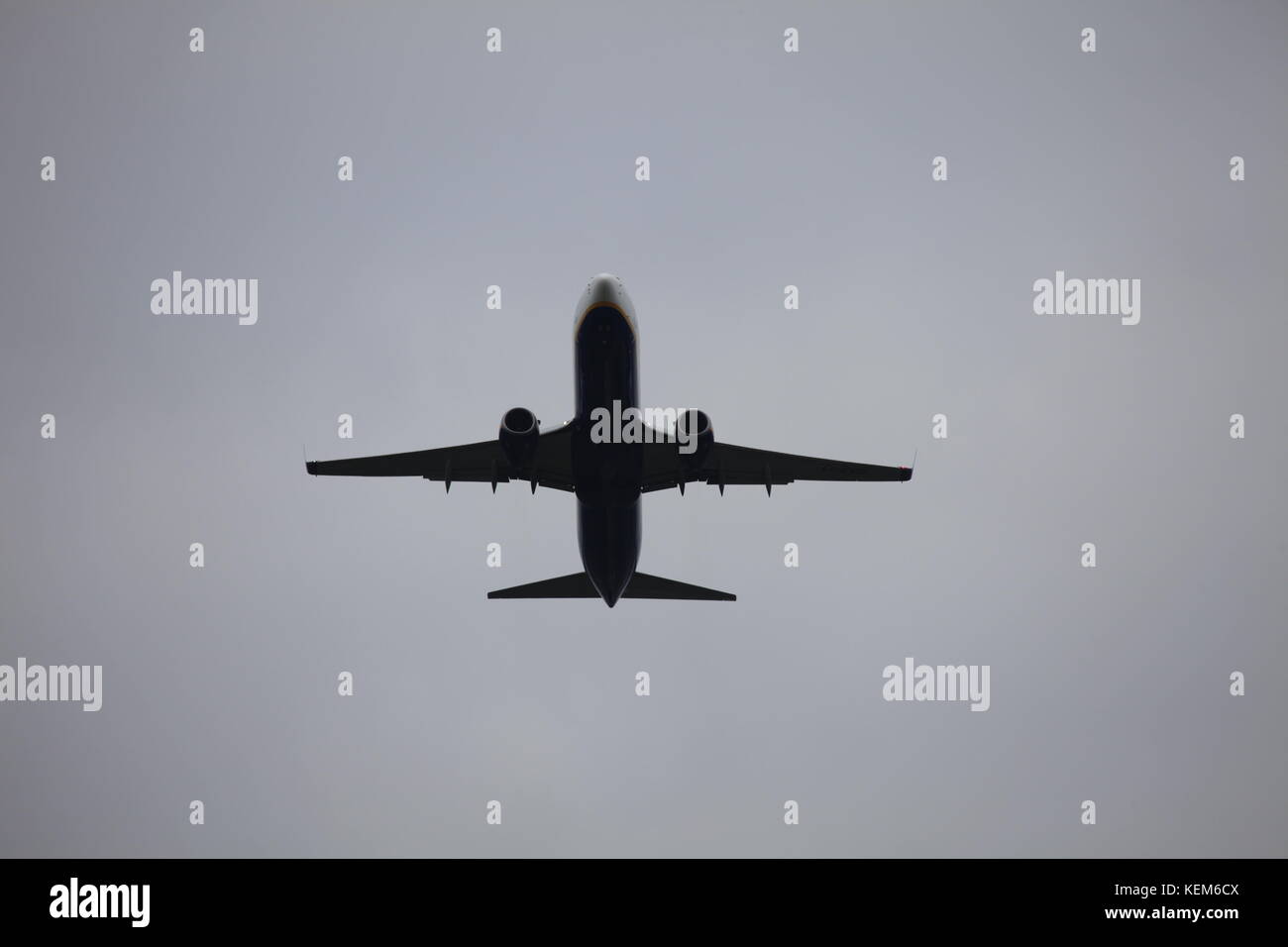 Piano di decollare aeroporto internazionale di riga Foto Stock