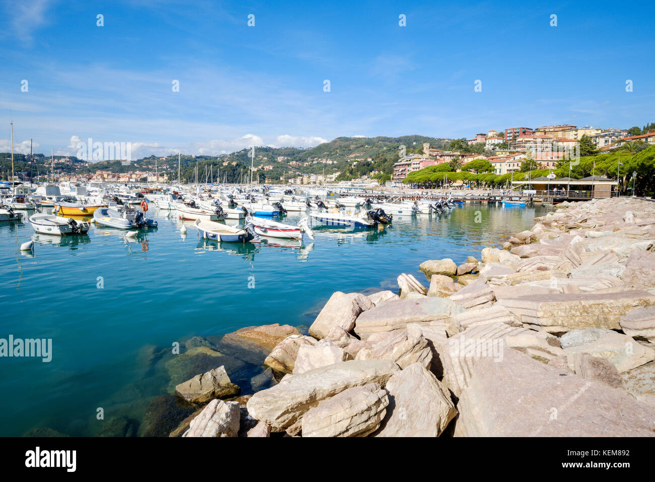 Lerici sul Golfo di la Spezia, Liguria, Italia Foto Stock
