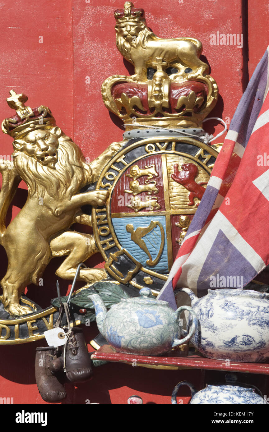 British bric e brac store Foto Stock