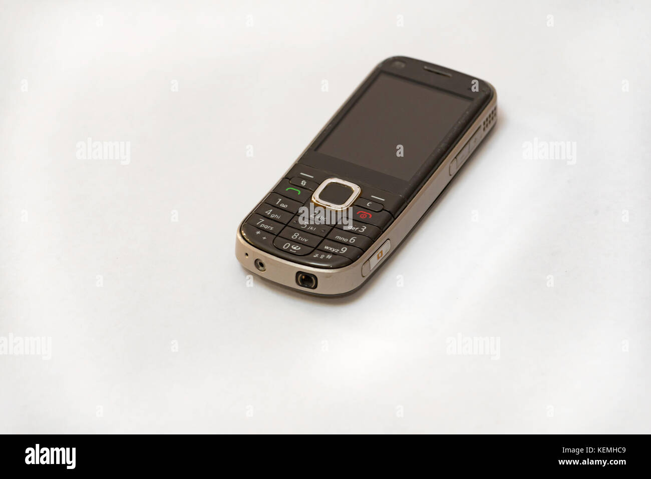 Un vecchio telefono cellulare da 2000's Foto Stock