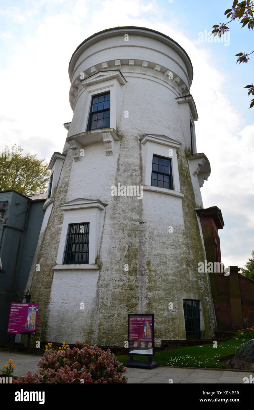 Dumfries Museum e Camera Obscura, situato a Dumfries in Dumfries & Galloway Foto Stock