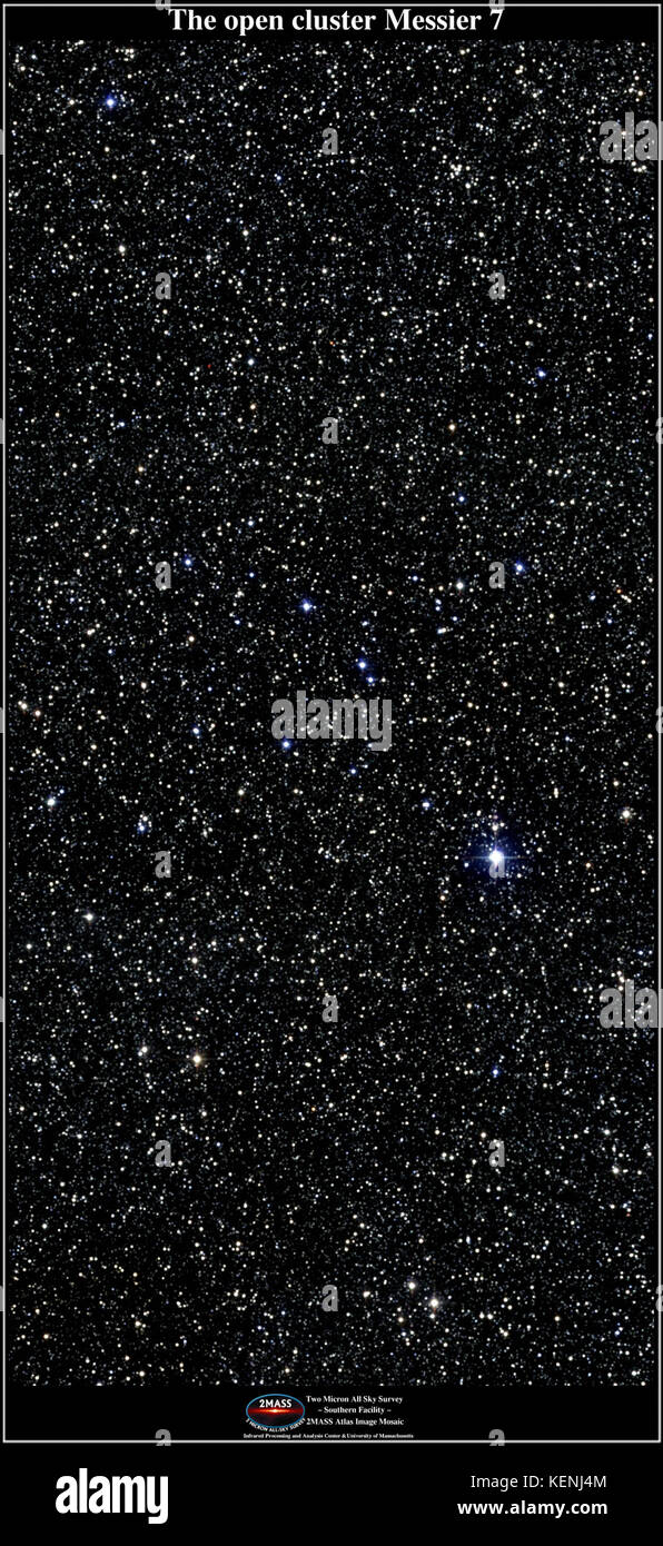 Messier 007 2massa Foto Stock