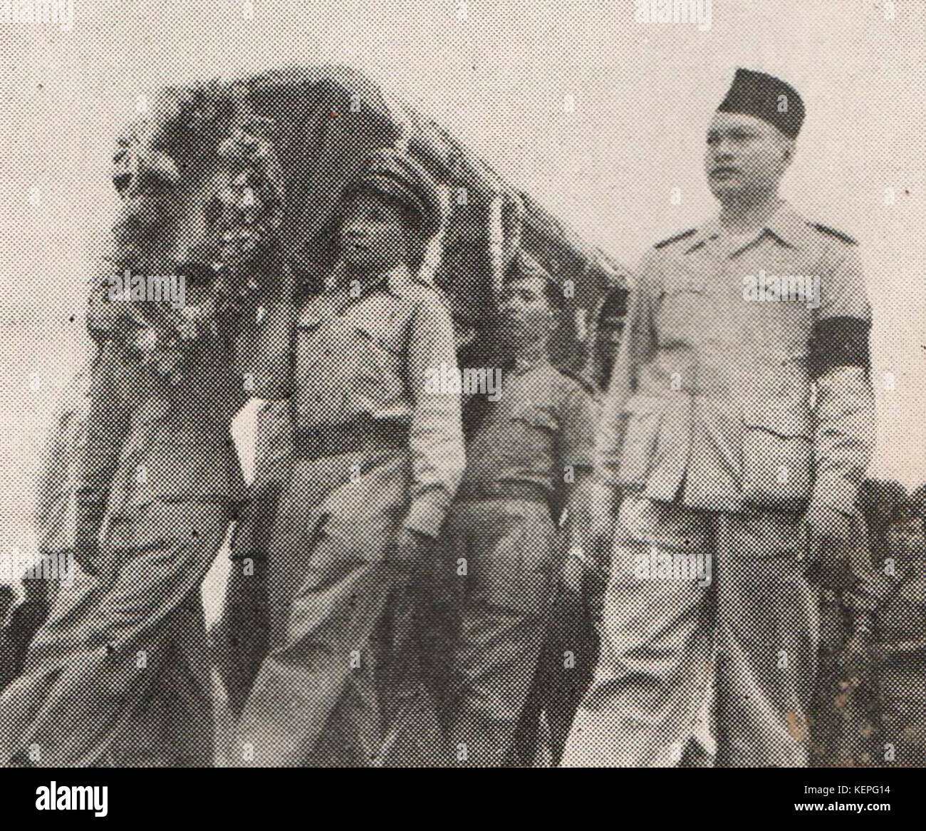 Sudirman's scrigno portato, Kenang Kenangan Pada Panglima Besar Letnan Djenderal Soedirman, p12 Foto Stock