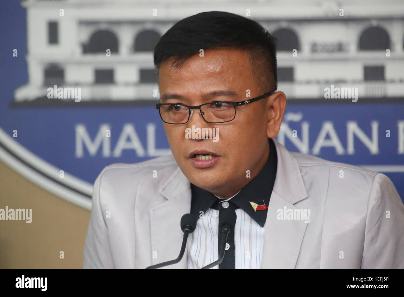 Ufficio doganale (BOC) Commissario Nicanor Faeldon Foto Stock