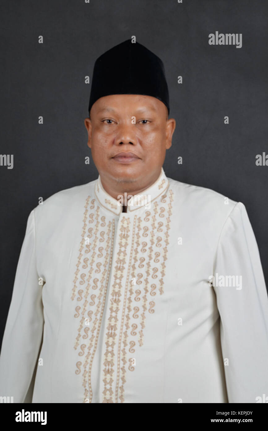 Akhmad Musttaqin Calon Wakil Kepala Daerah Brebes 2017 Foto Stock