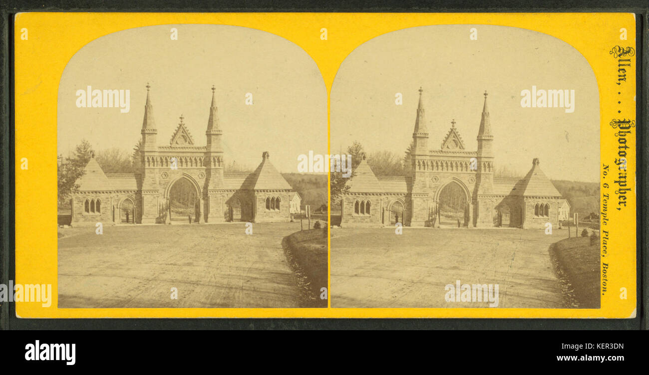 Temple Place, Boston, da E. L. Allen Foto Stock