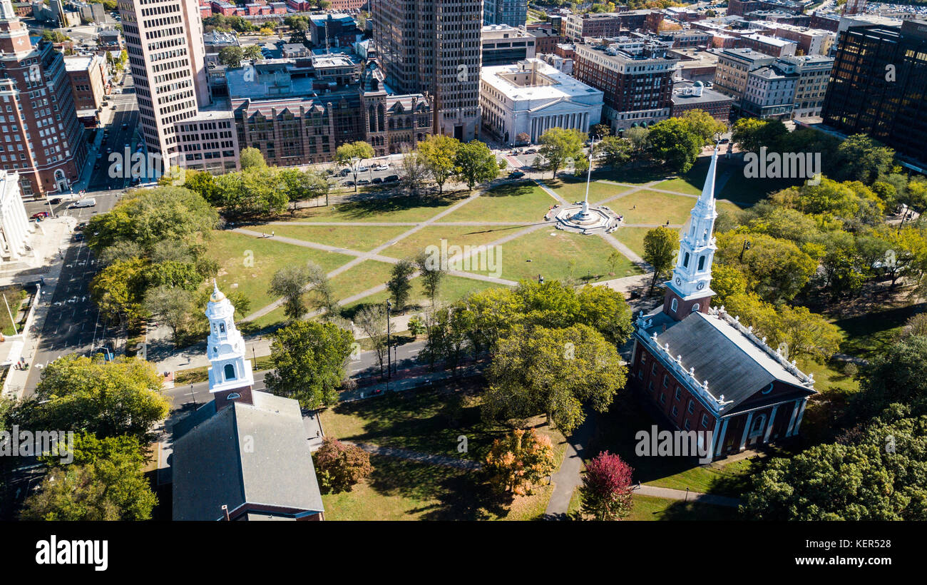 Nuova oasi verde, New Haven, Connecticut, Stati Uniti d'America Foto Stock