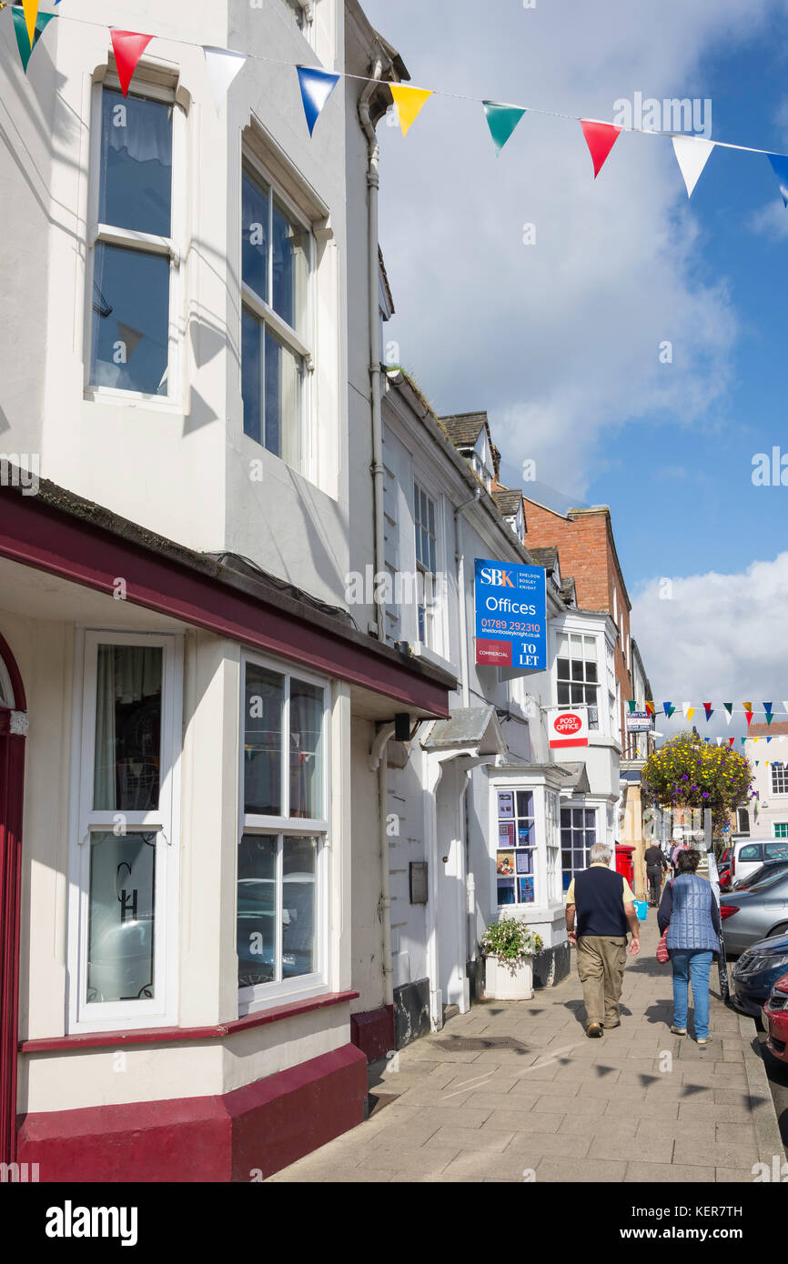 High Street, Shipston on Stour, Warwickshire, Inghilterra, Regno Unito Foto Stock