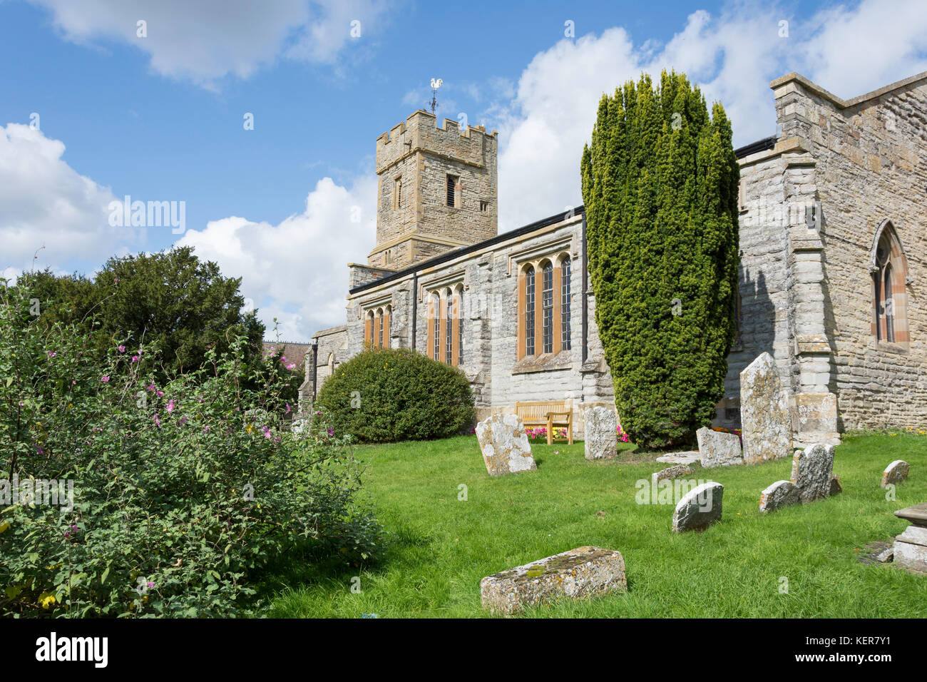 San Lorenzo, Chiesa Street, Bidford-on-Avon, Warwickshire, Inghilterra, Regno Unito Foto Stock