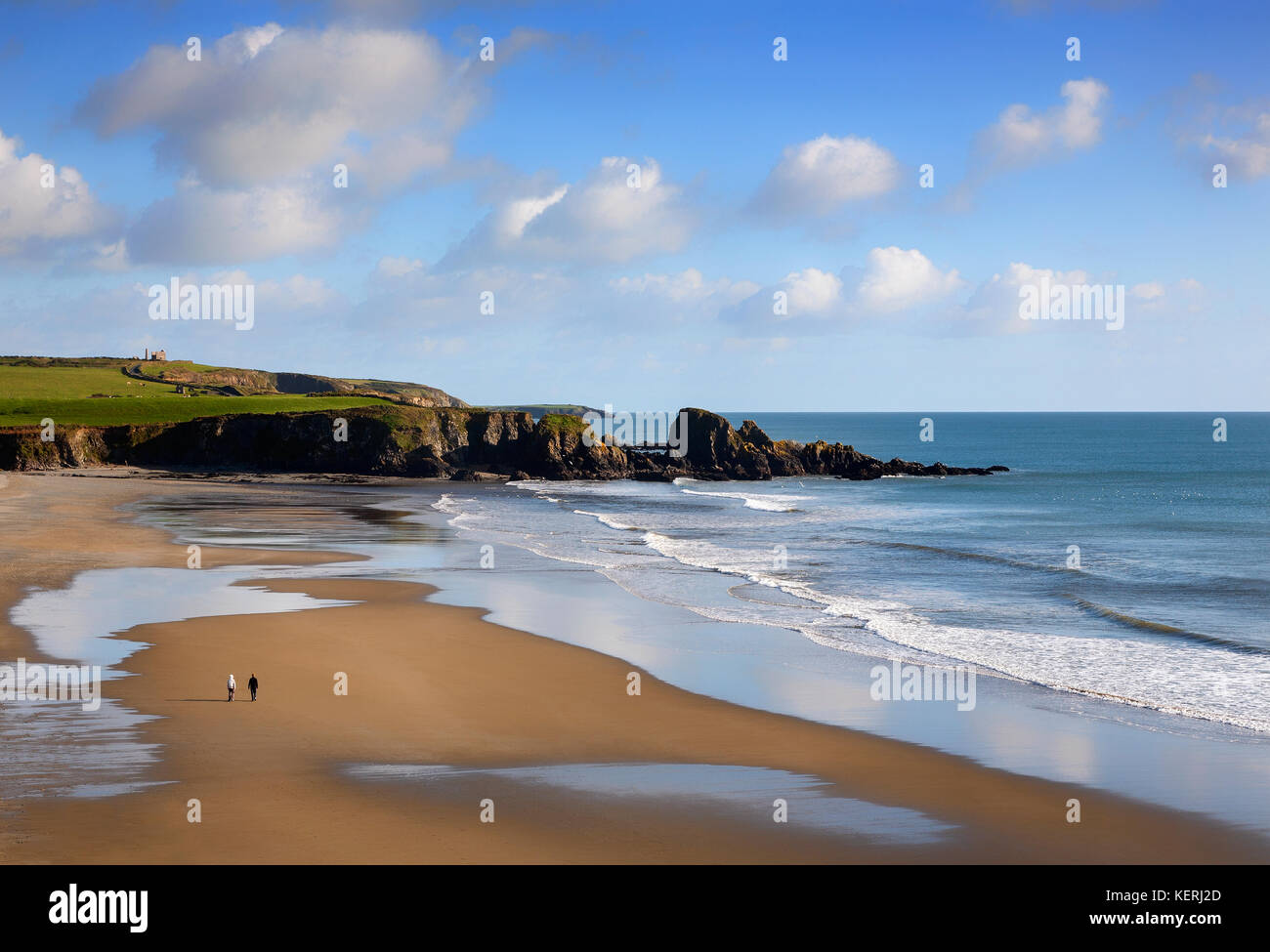 Bunmahon Beach, il rame Costa, nella contea di Waterford, Irlanda Foto Stock
