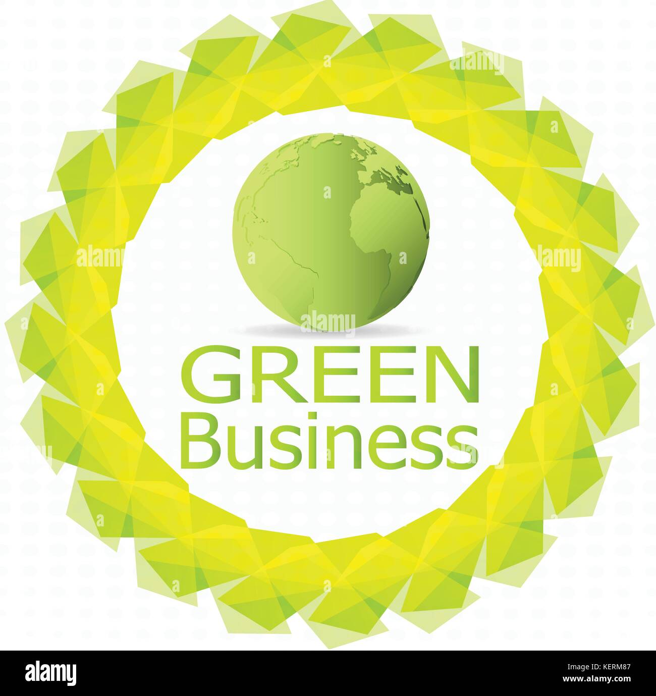 Green Business vettore di fondo. Esso può essere applicato per la presentazione multimediale come lo sfondo,sfondo,stampa,poster, illustrazione o altri. Illustrazione Vettoriale