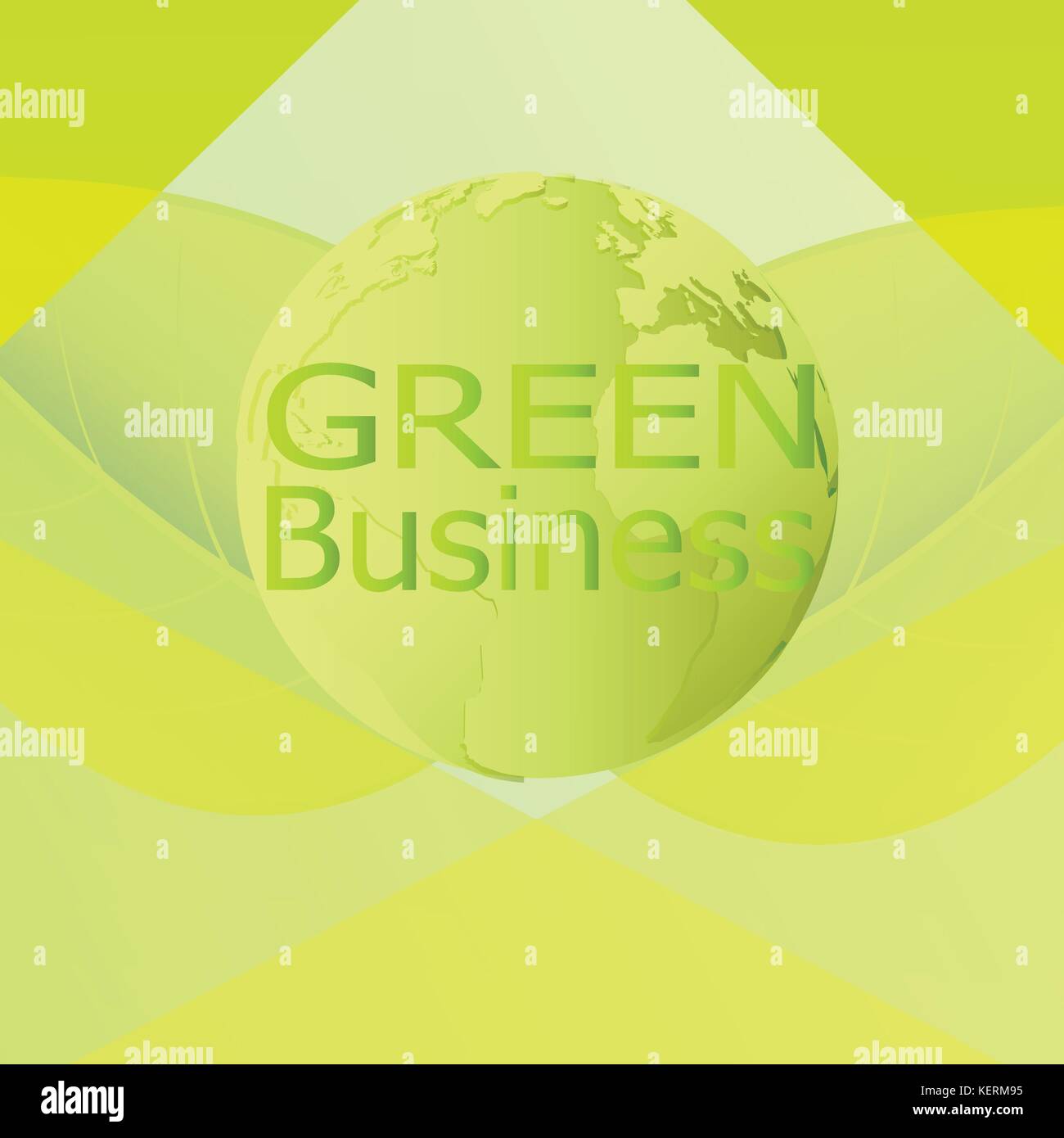 Green Business vettore di fondo. Esso può essere applicato per la presentazione multimediale come lo sfondo,sfondo,stampa,poster, illustrazione o altri. Illustrazione Vettoriale