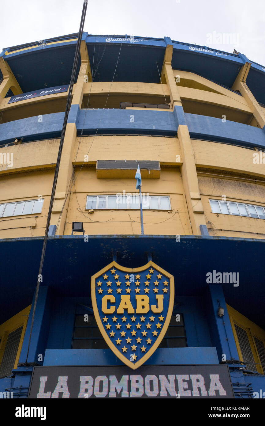 La bombonera Stadium, la Boca, buenos aires, Argentina Foto Stock