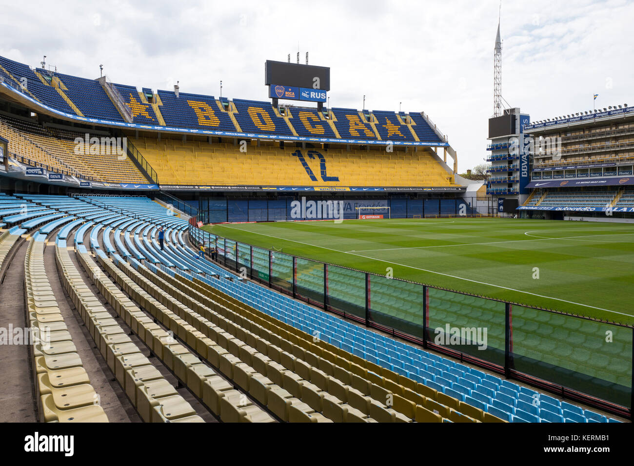 La bombonera Stadium, la Boca, buenos aires, Argentina Foto Stock