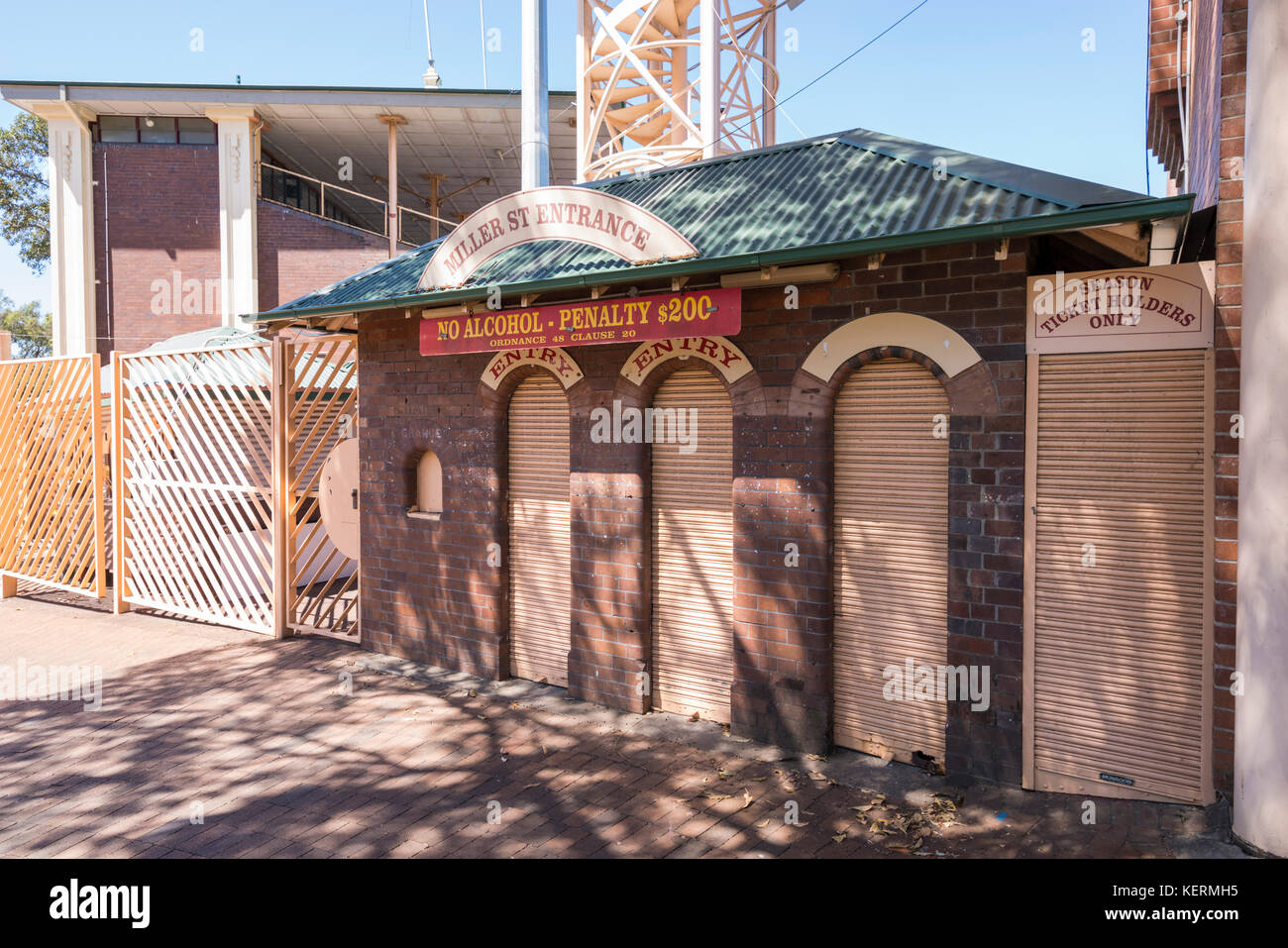 North Sydney ovale, Sydney, NSW, Australia Foto Stock