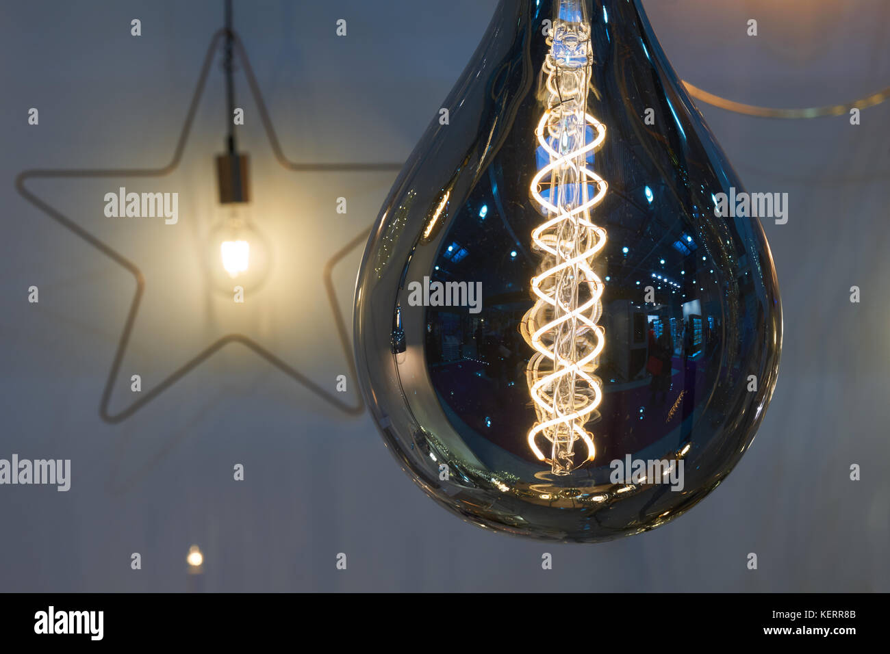 Modern Decorative lampadine elettriche per interior design leggero Foto Stock