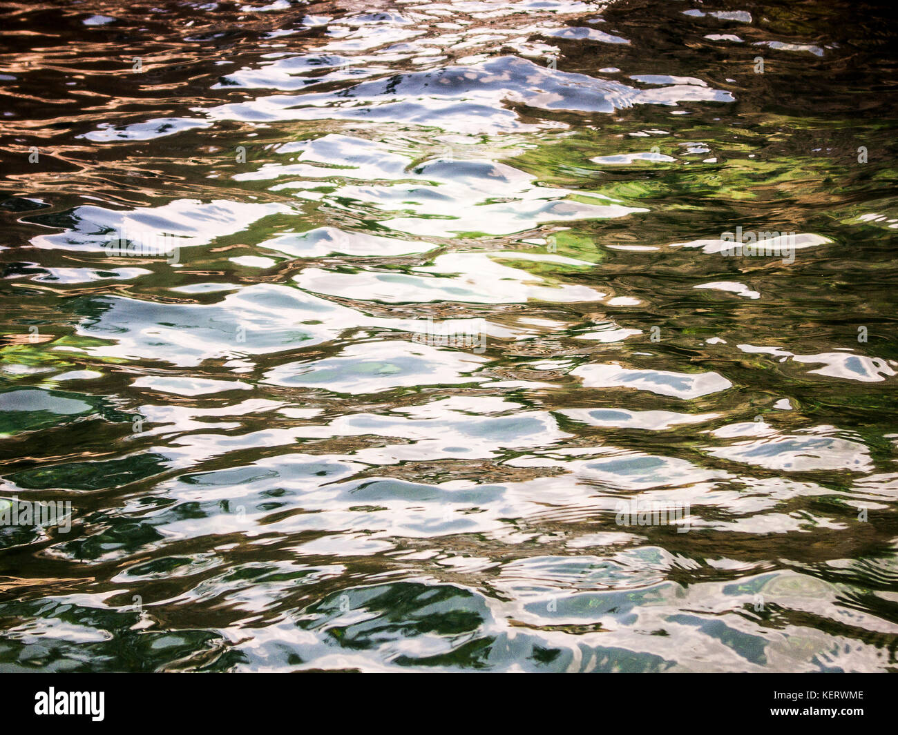 Acqua di lago pattern Foto Stock