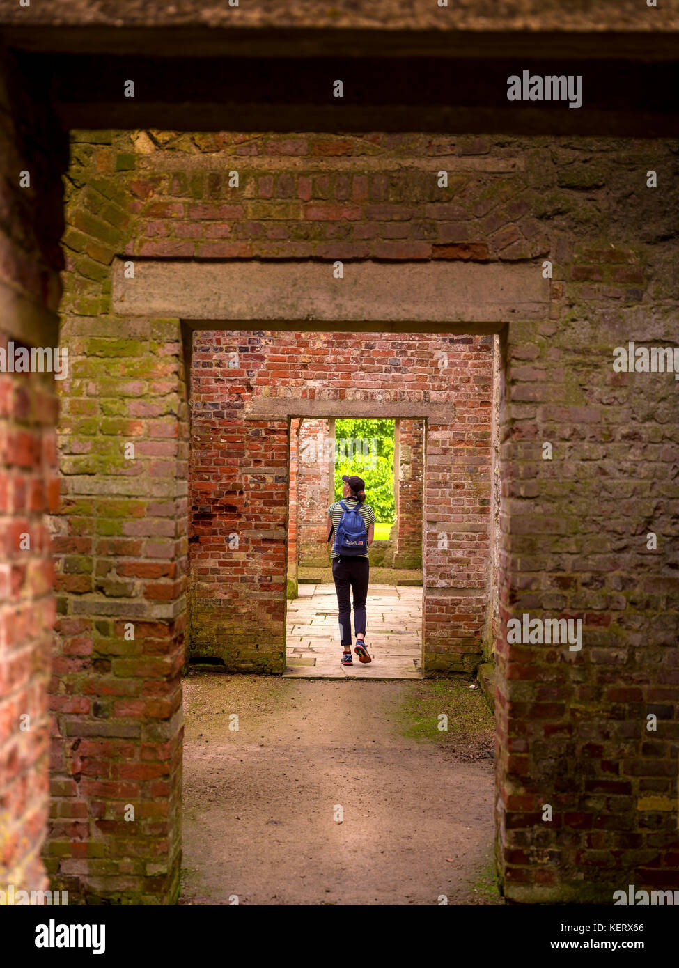 Appuldurcombe House sull'Isola di Wight a sud-est NEL REGNO UNITO. Foto Stock