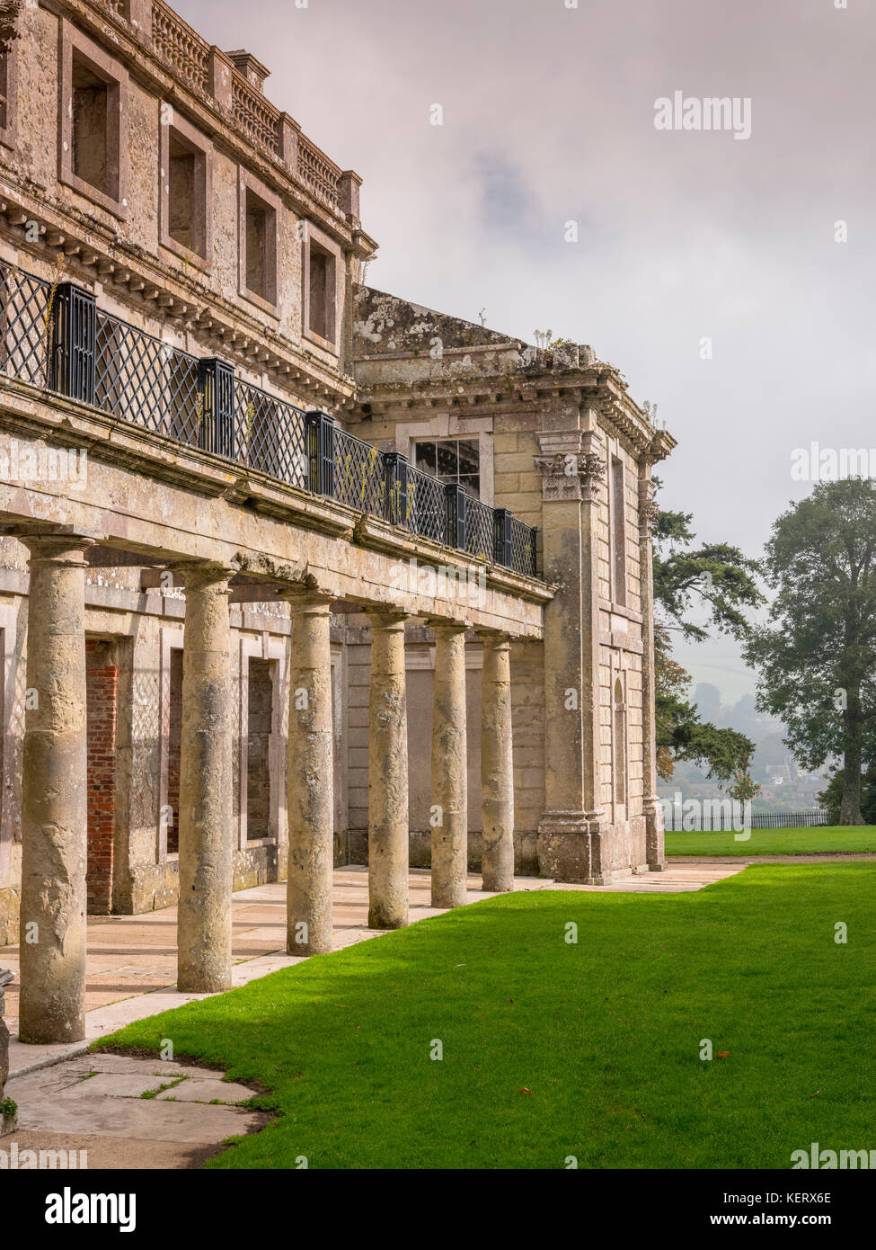 Appuldurcombe House sull'Isola di Wight a sud-est NEL REGNO UNITO. Foto Stock