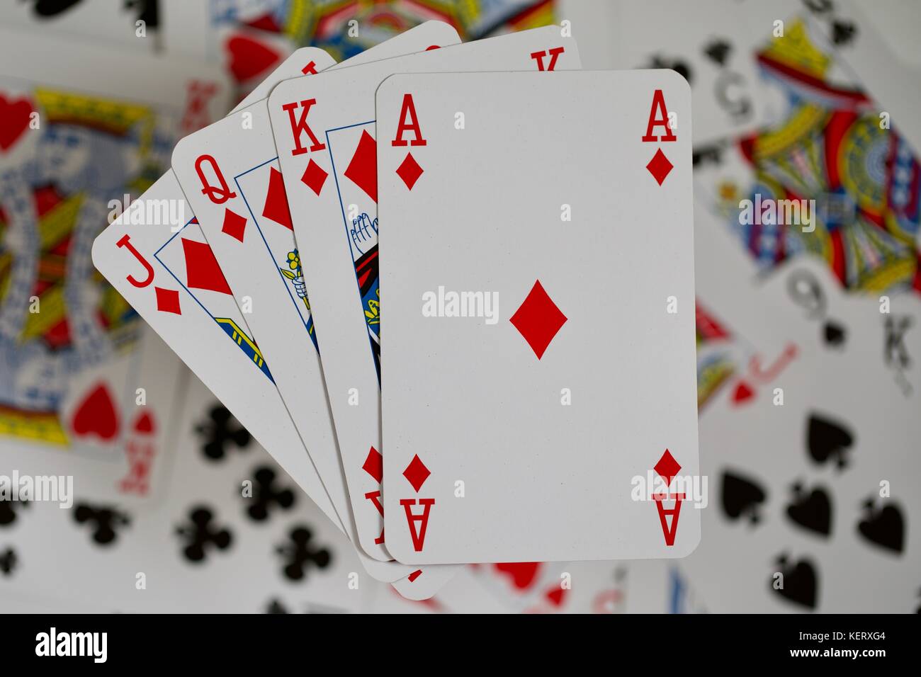 Carte da gioco Foto Stock