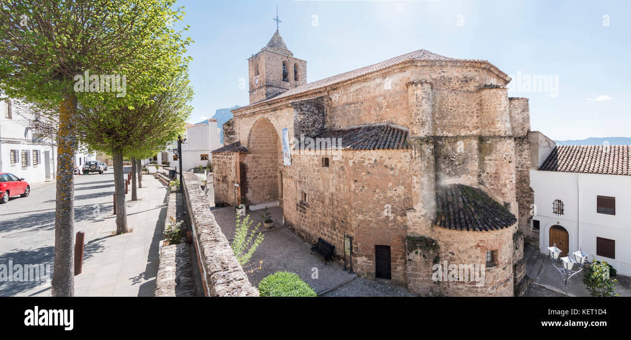 Segura de la sierra chiesa, jaen, Spagna Foto Stock