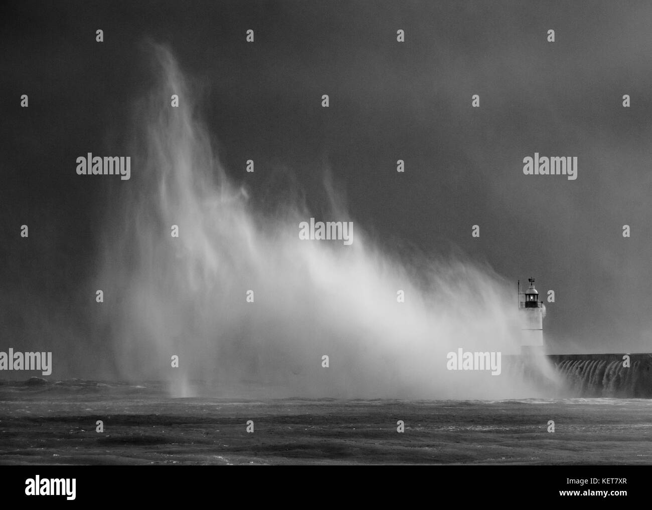 Brian Storm, newhaven Foto Stock