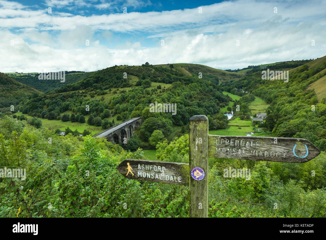 Monsal viadotto di testa Foto Stock