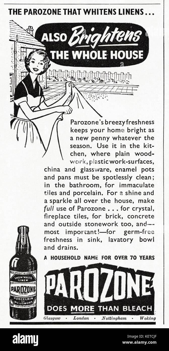1940 La rivista britannica Vim polvere Pulizia Annuncio Foto stock - Alamy