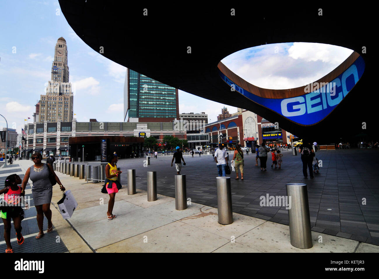Il Barclay il centro di Brooklyn, New York. Foto Stock