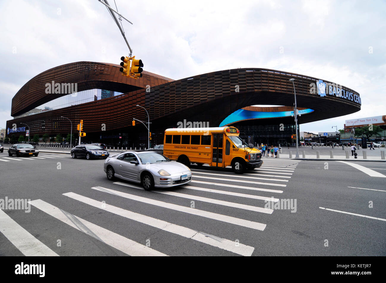 Il Barclay il centro di Brooklyn, New York. Foto Stock