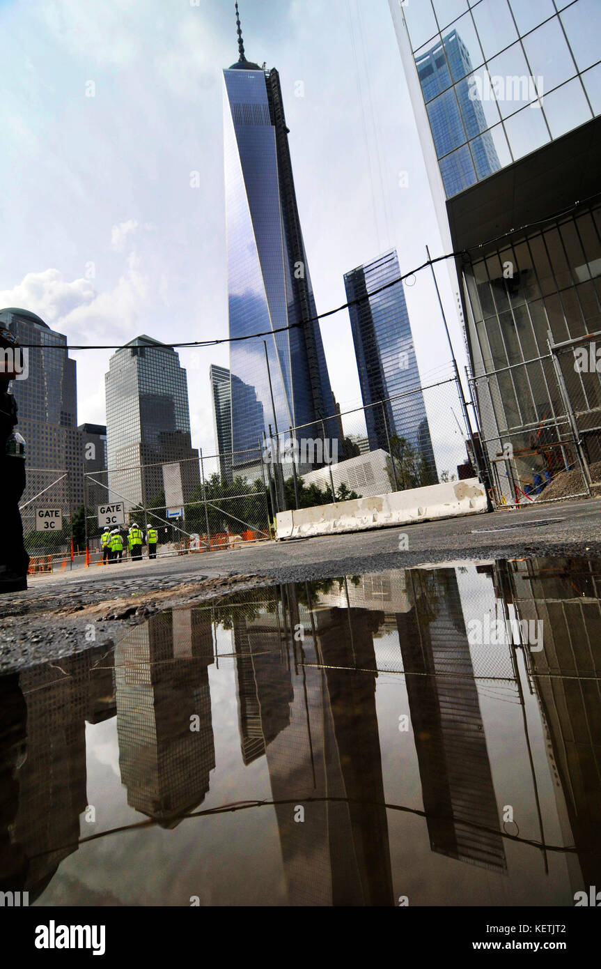 Una vista del nuovo complesso World Trade Center nel centro di Manhattan Foto Stock