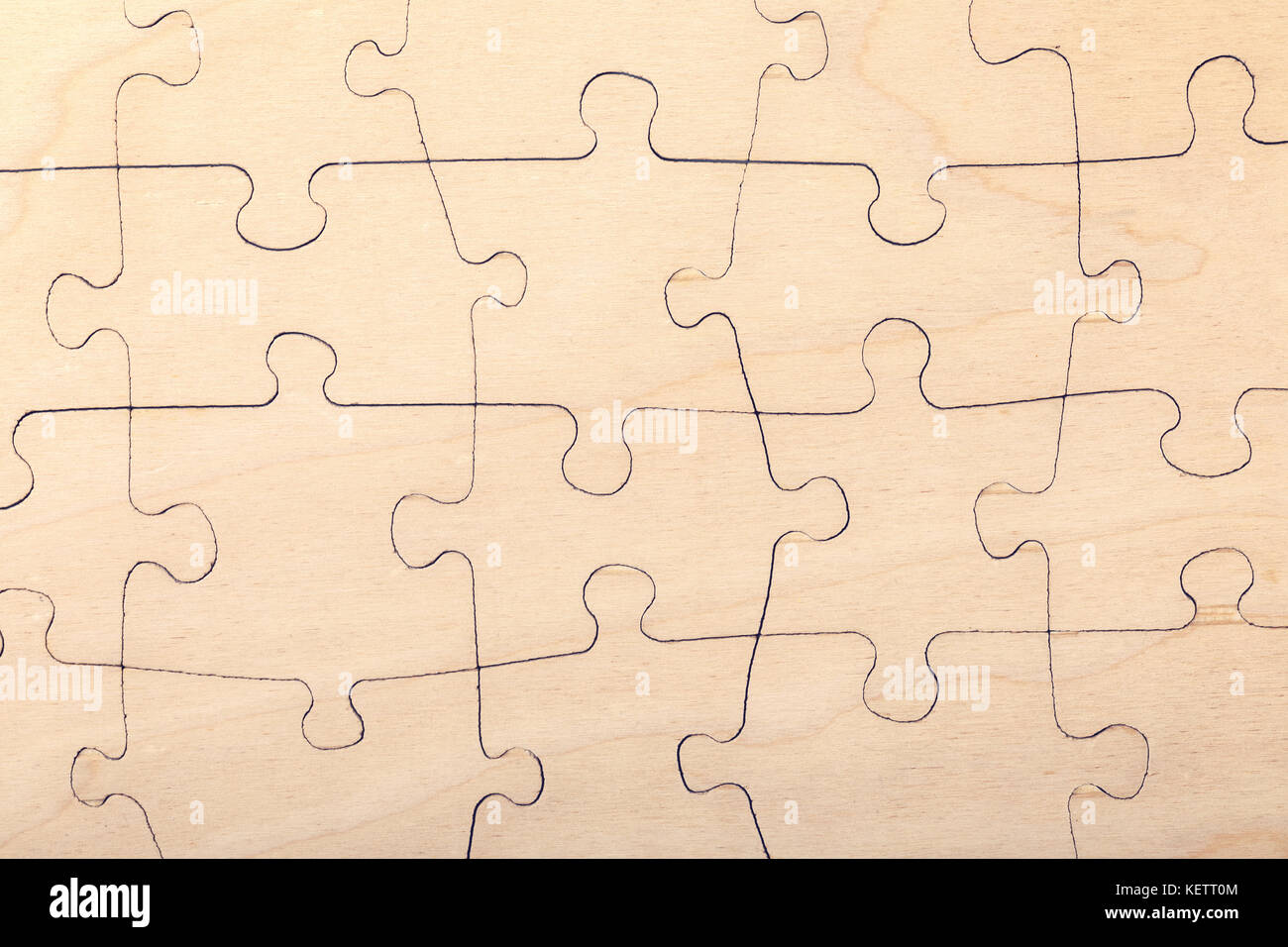Legno puzzle texture Foto Stock