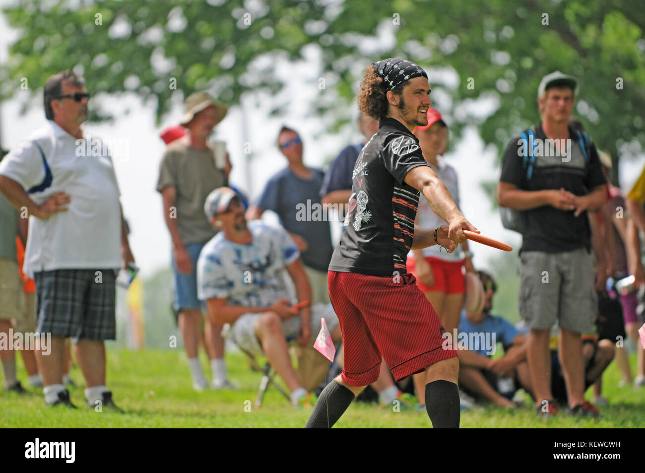 Nikko locastro (nato il 16 settembre 1988) è un professional disc golf player da ST. Louis, Missouri. Egli ha giocato lo sport professionalmente2006 Foto Stock