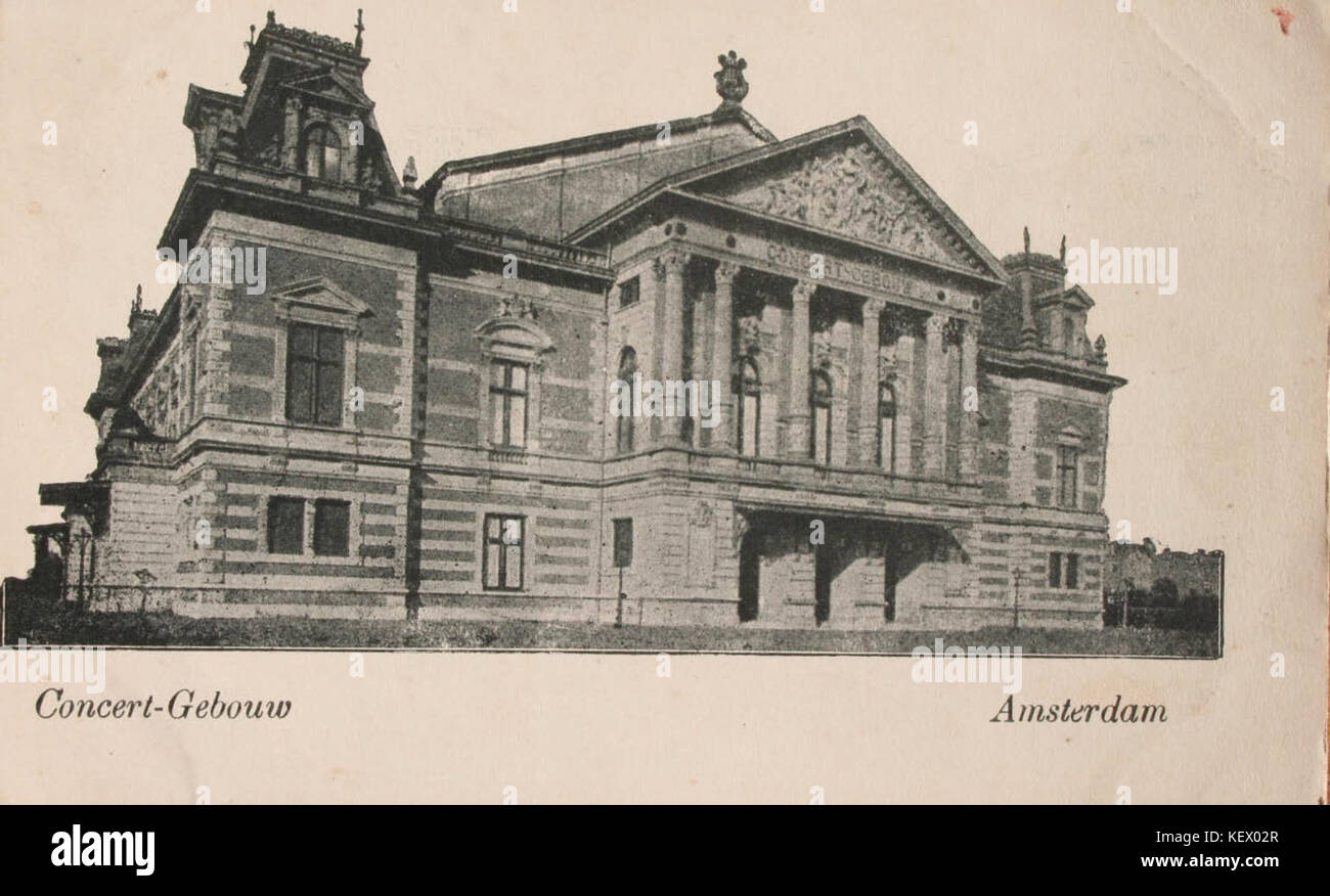 Il Concertgebouw kaart2 Foto Stock