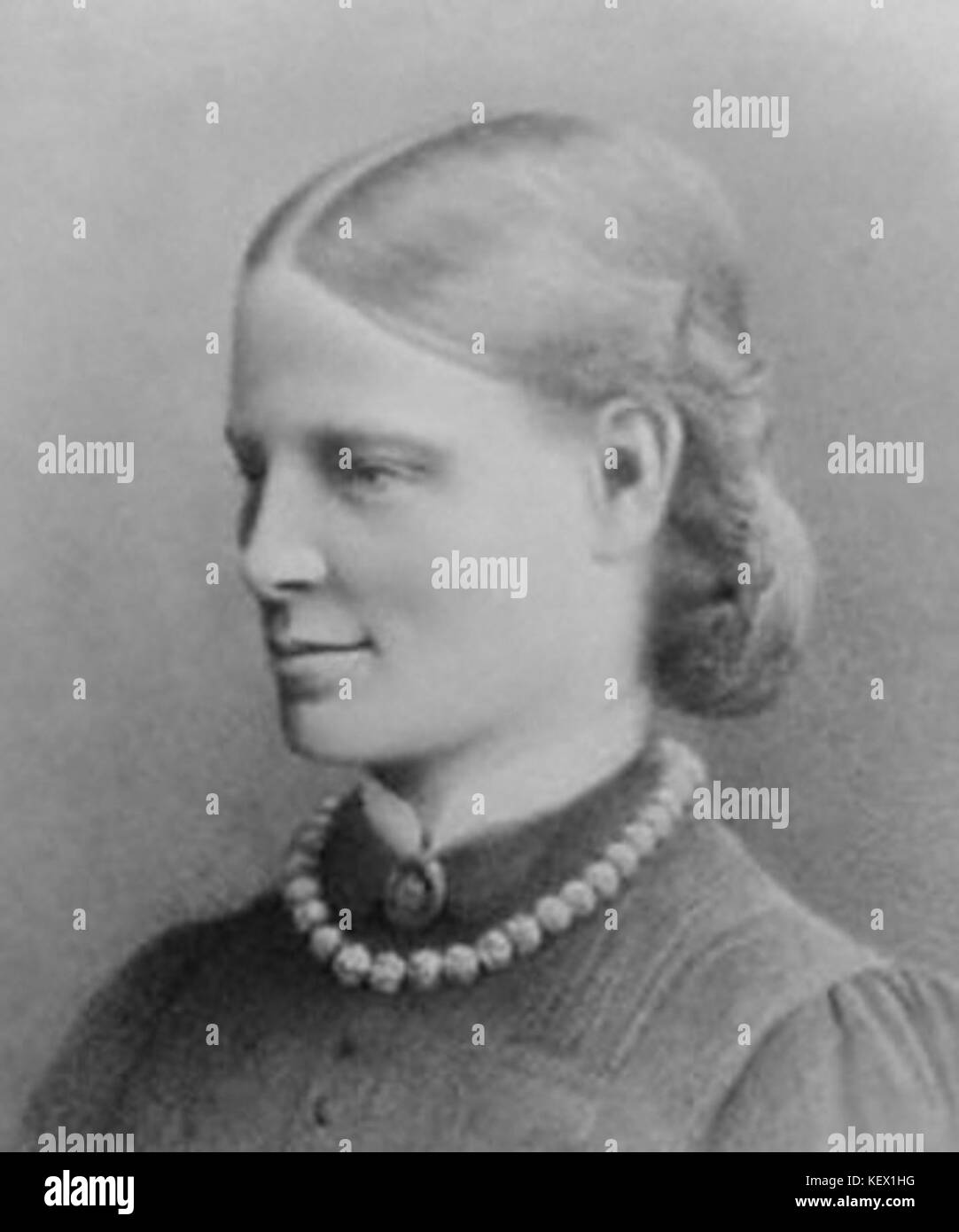 Ada Benson morì 1882 Artista sconosciuto ODNB rivendicazione Bedford High School hanno dei diritti Foto Stock