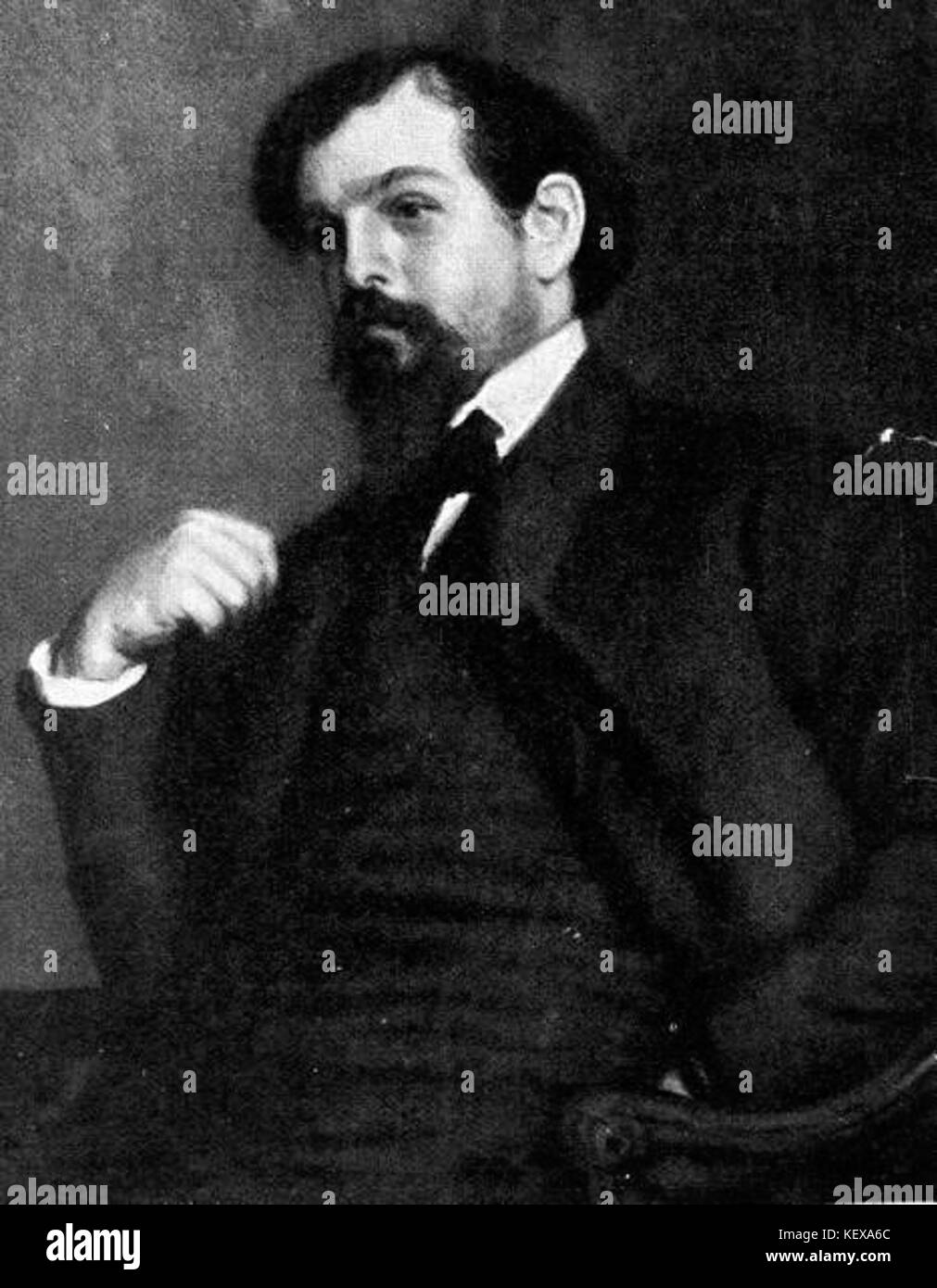 Claude Debussy 1909 Foto Stock