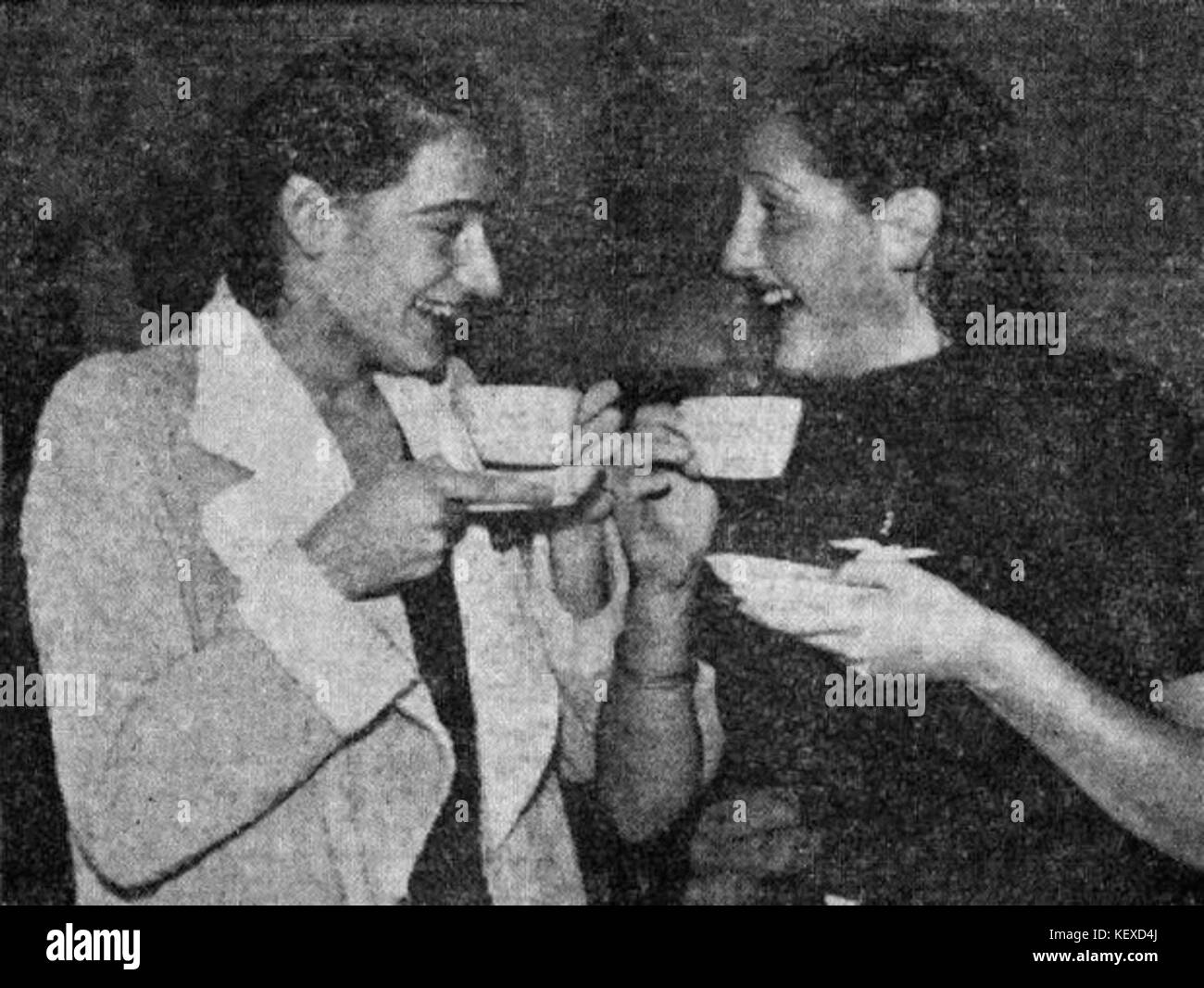 Un ritratto o una fotografia di Cor Kint e Irene van Feggelen, che potenzialmente documentano la loro storia personale, il loro significato o la loro relazione. Foto Stock