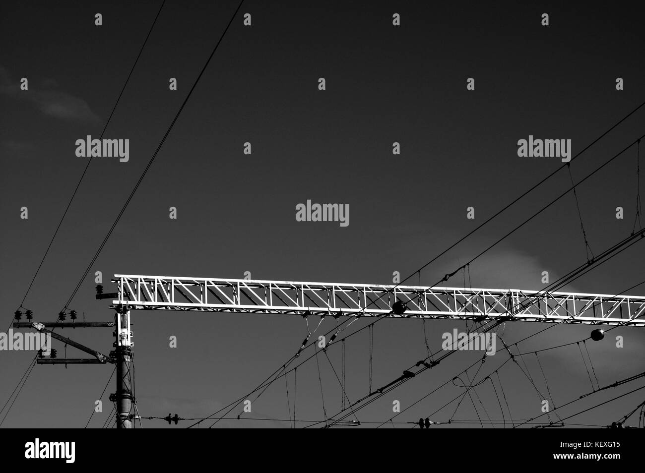 linea di alimentazione Foto Stock