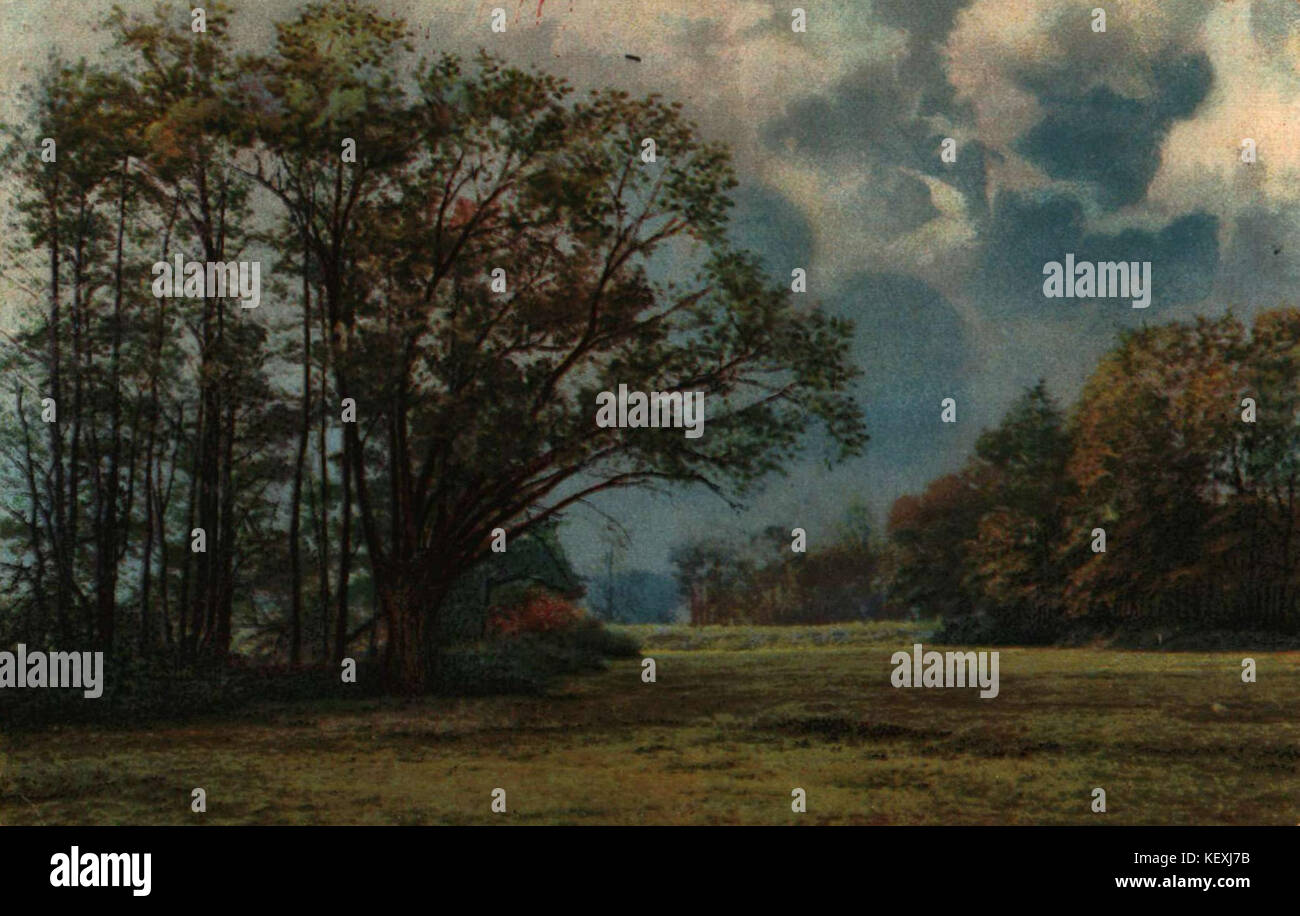 Si tratta di una cartolina d'epoca dei primi anni del XX secolo, che offre vedute panoramiche o punti di riferimento storici. Cartoline come queste erano comunemente usate per messaggi personali o come souvenir durante i viaggi. Il design e lo stile possono riflettere l'estetica del periodo, spesso caratterizzato da monumenti famosi, paesaggi naturali o elementi culturali locali. Foto Stock