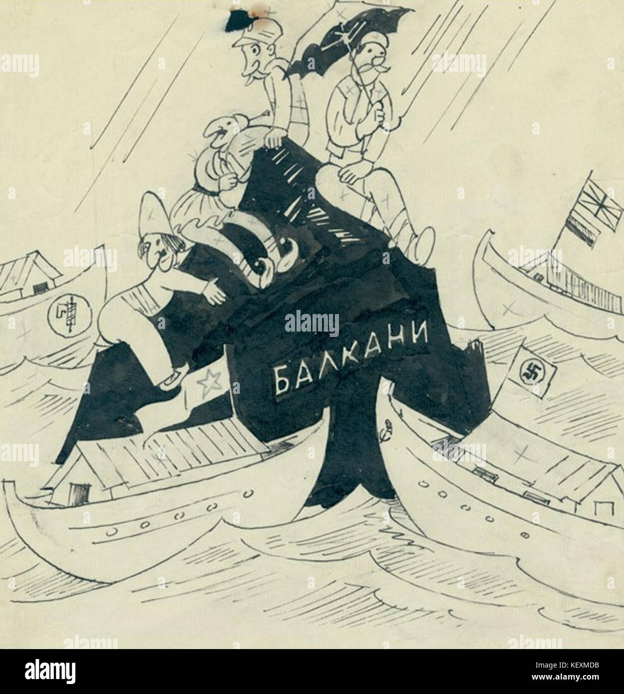 1155K 1 118 1 caricatura da Rayko Aleksiev Foto Stock