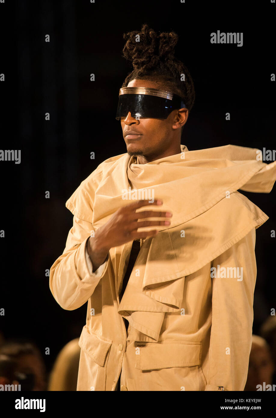 Andre smeriglio spettacolo in pista, Stile Fashion Week, Pacific Design Center, West Hollywood, Los Angeles, California, Stati Uniti d'America 10/12/2017 Foto Stock