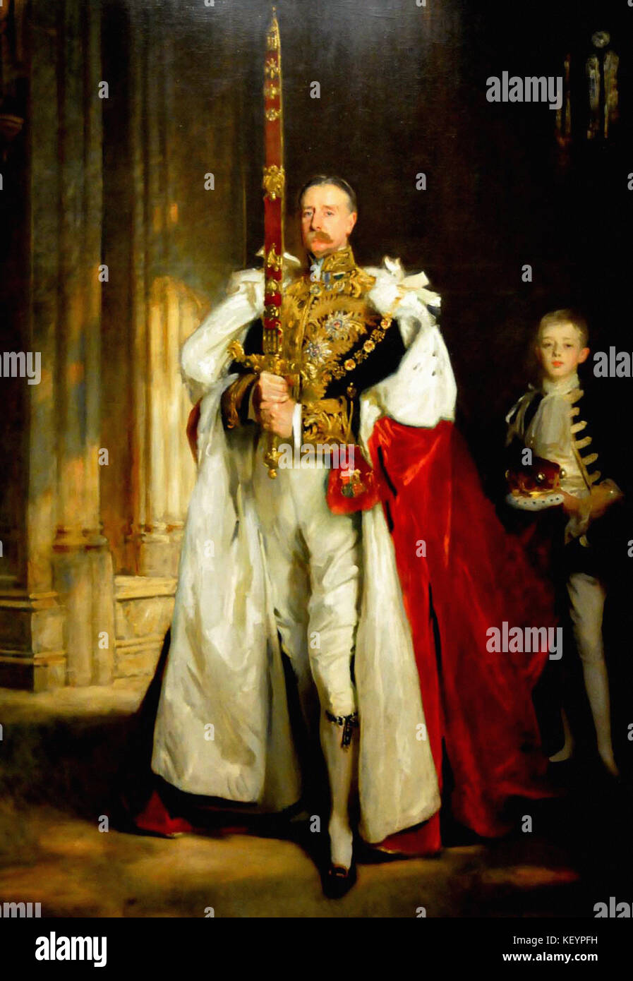 John Singer Sargent Charles Stewart, Sesto Marchese di Londonberry Foto Stock