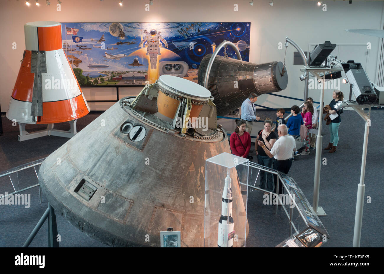 Virginia Air e Space Center Hampton VA Foto Stock