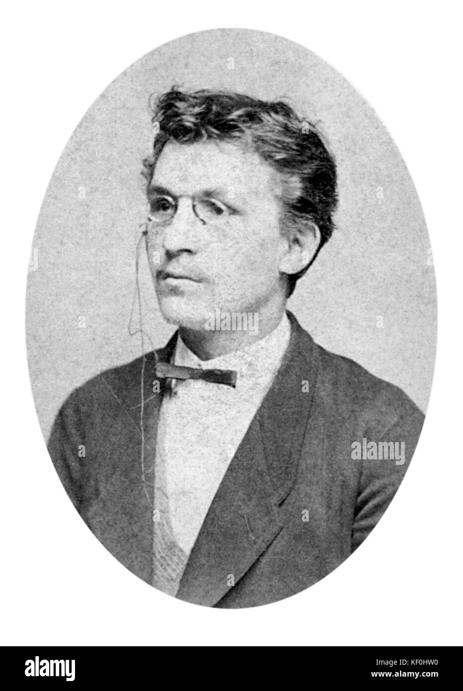 Leos Janacek, compositore moravo, 1874. Compositore ceco, 13 Luglio 1854 - 12 agosto 1928. Foto Stock